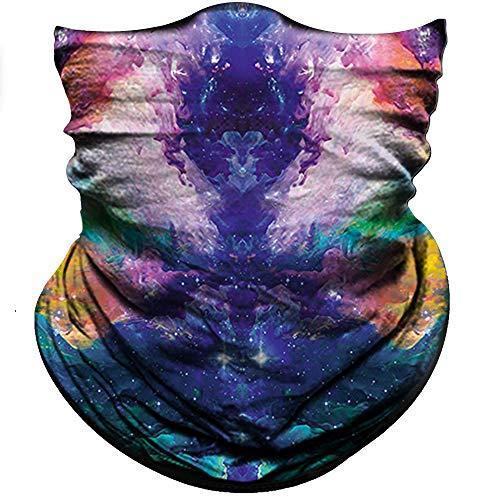 Obacle Seamless Bandana for Rave Face Mask Dust Wind UV Sun Protection Durable Neck Gaiter Tube Mask Headwear Bandana Face Mask for Men Women Festival Party Motorcycle Riding Fishing Hunting Outdoor