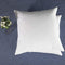 YSTHER 2pcs Square 18 inch Pillow Inserts Stuff with Down and Feather, Cotton Euro Decoration Cushion