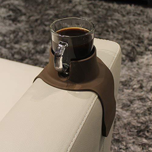 CouchCoaster - The Ultimate Drink Holder for Your Sofa, Mocha Brown