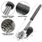 Grill Brush Scraper Universal Fit - Adjustable BBQ Grill Accessories Cleaning Kit - 12 Grooves Safe 18" Stainless Steel Barbecue Grill Cleaner Wizard Tools Weber Gas/Charcoal Grilling Grates
