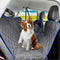 SUPSOO Dog Car Seat Cover Waterproof Durable Anti-Scratch Nonslip Back Seat Pet Protection Dog Travel Hammock with Mesh Window and Side Flaps for Cars/Trucks/SUV