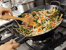 Pow Wok Stir Fry Pan - Hand Hammered Carbon Steel (14 inch, Round Bottom)