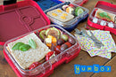 Leakproof Bento Lunch Box for Kids, FIOLOM 5 Compartments Divided Lunch Container Set with Spoon & Fork Cute Microwave Safe Meal Prep Box for Boys Girls Children School