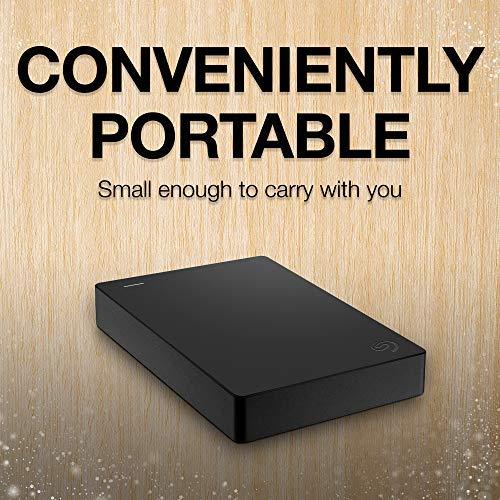 Seagate Portable 1TB External Hard Drive HDD – USB 3.0 for PC Laptop and Mac (STGX1000400)