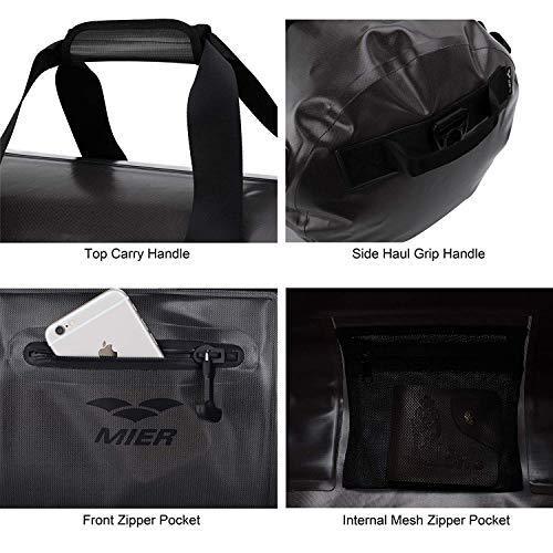 MIER Waterproof Dry Duffel Bag Airtight TPU Dry Bag for Motorcycle, Kayaking, Rafting, Skiing, Travel, Hiking, Camping