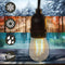 GIGALUMI Outdoor Edison Bulb String Lights, Weatherproof Outdoor String Lights with 32 pcs S14 Bulbs, 48 FT Commercial Grade Patio Lights for Bistro Garden (2-Pack)