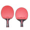 SSHHI 5-Star Table Tennis Bats,2 Pcs Ping Pong Paddle,Indoor or Outdoor Game, Solid/As Shown/A