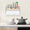 ODesign 2-in-1 Paper Towel Holder with Shelf for Kitchen Shower Bathroom SUS 304 Stainless Steel - No Drilling