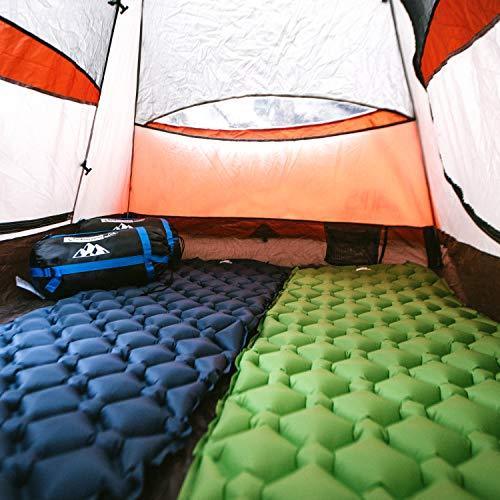 Outdoorsman Lab Camping Sleeping Pad, Ultralight Inflatable Camping Pad, Compact Hiking & Backpacking Gear Includes Camping Mat, Bag & Repair Kit