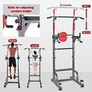 RELIFE REBUILD YOUR LIFE Power Tower Workout Dip Station for Home Gym Strength Training Fitness Equipment Newer Version