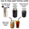 Cold Brew Coffee Makers by County Line Kitchen - 2 Quart - Make Amazing Cold Brew Coffee and Tea with This Durable Mason Jar with Stainless Steel Filter and Stainless Steel Lid