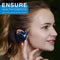 Small Bluetooth Headphones Behind The Head, Sports Wireless Headset with Built in Microphone and Crystal-Clear Sound, Fold-able and Carried in The Purse, and 12-Hour Battery Life, Blue