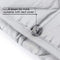 Weighted Heavy Blanket Adult Kids | 15 lbs for 100-150 lbs Individual | 60"x 80" | Queen Size | Premium Cotton | Grey