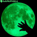 MAFOX Moon Glow in the Dark Wall or Ceiling Stickers – Planet Decal Solar System Decor for Kids Room