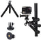 Black Pro Basic Common Outdoor Sports Kit for GoPro Hero 6 /GoPro Fusion/HERO 5/Session5/ 4 / 3+ / 3 / 2 / 1 SJ4000 /5000/ 6000 /AKASO/ APEMAN/ DBPOWER/ And Sony Sports DV and More by  MaxCo