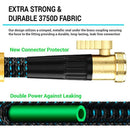 Yetolan  Expandable Garden Hose 50Ft Extra Strong – Brass Connectors with Protectors 100% No-Rust & Leak, 9-Way Spray Nozzle - Best Water Hose for Pocket Use - 100% Flexible Expanding up to 50 ft