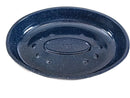 Granite Ware F0559-2 Large Covered Oval Roasting Pan, 18”, Blue