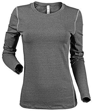 WANAYOU Women's Compression Shirt Dry Fit Long Sleeve Running Athletic T-Shirt Workout Tops