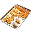 Large Baking Sheets, HKJ Chef Baking Pans & Stainless Steel Cookie Sheets & Toaster Oven Tray Pans, Rectangle Size 24L x 16W x 1H inch & Non Toxic & Healthy,Superior Mirror & Easy Clean (24inch)