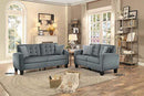 Homelegance Sinclair 84" x 107" Fabric Sectional Sofa, Gray