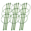 Sunnyglade Plant Support Cages 18 Inches Plant Cages with 3 Adjustable Rings, Pack of 3 (18")