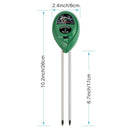 3-in-1 Soil Moisture Sensor Meter, PH acidity Tester and Light Meter, Plant Tester, Helpful For Garden, Farm, Lawn, Indoor & Outdoor (No Battery needed)