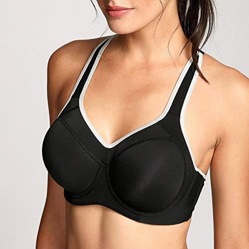 SYROKAN Women's Full Support High Impact Racerback Lightly Lined Underwire Sports Bra