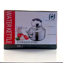 Tea Kettle Stovetop Whistling Teakettle Teapot, Stainless Steel, Thin Base, Mirror Finish, 2 liters