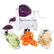 Simple Chef Vegetable Spiralizer - Vegetable Spiral Slicer - Includes Multiple Blades for Vegetable Noodles, Pasta, and Spaghetti