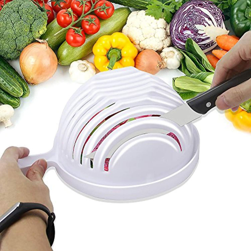 LH Salad Cutter Bowl 60 Seconds Salad Maker Fruit Vegetable Bowl , Make of Food Grade ABS Plastic.60 Seconds Salad Maker Vegetable Maker Salad Cutter Salad Chopper Salad Spinner