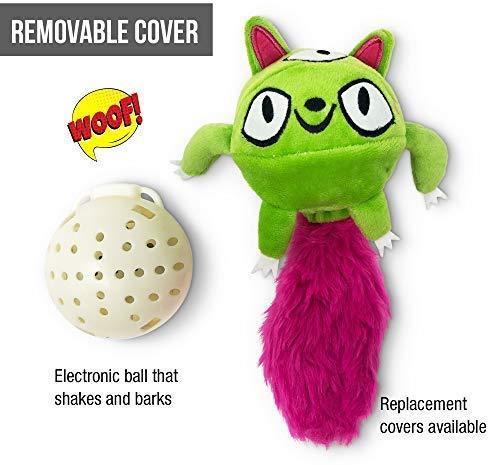 Hyper Pet Doggie Tail Interactive Plush Dog Toys(Wiggles, Vibrates, and Barks – Dog Toys for Boredom and Stimulating Play,Color Varies)