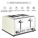 Abosi Toaster 2 Slice Toaster, Extra Wide Slots Stainless Steel Toaster with 7 Bread Browning Settings, REHEAT/DEFROST/CANCEL Function, 750W