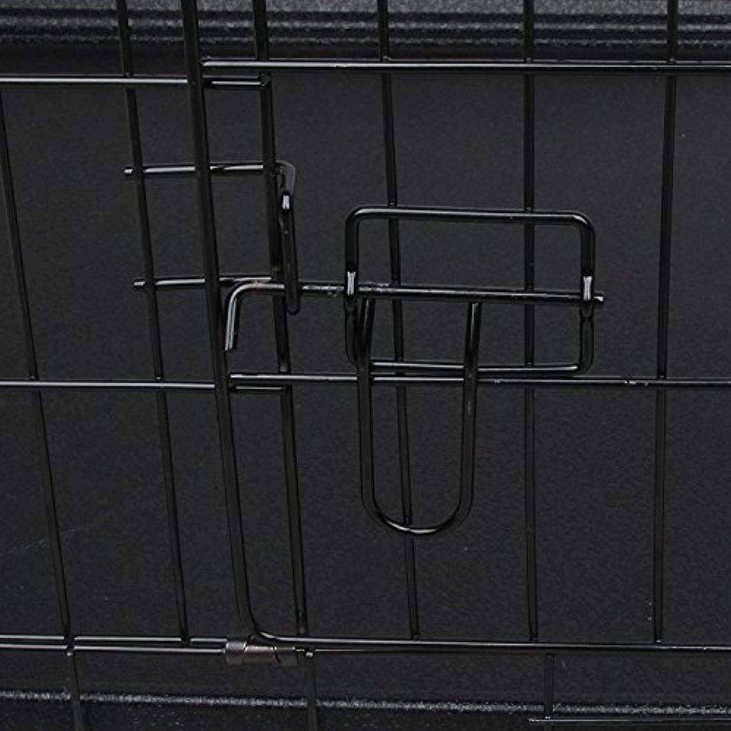 36" Double Door Folding Metal Dog Crate Pet Cage PCT02