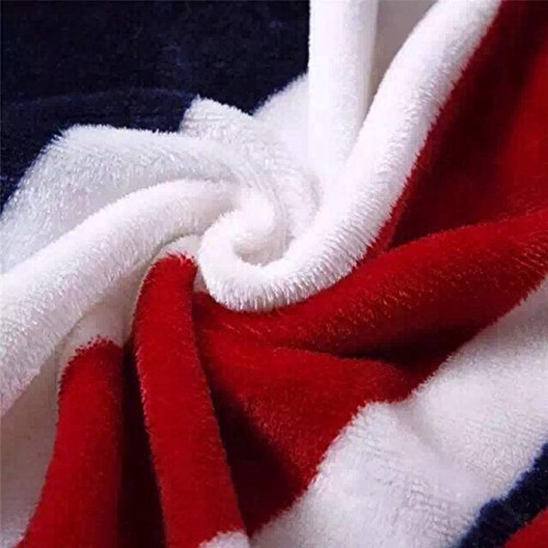 King's deal- Tm Bed Blanket:79"x 59 " Super Soft Warm Air Conditioning Throw Blanket for Bedroom Living Rooms Sofa,oversized Travel Throw Cover (Uk Flag1)