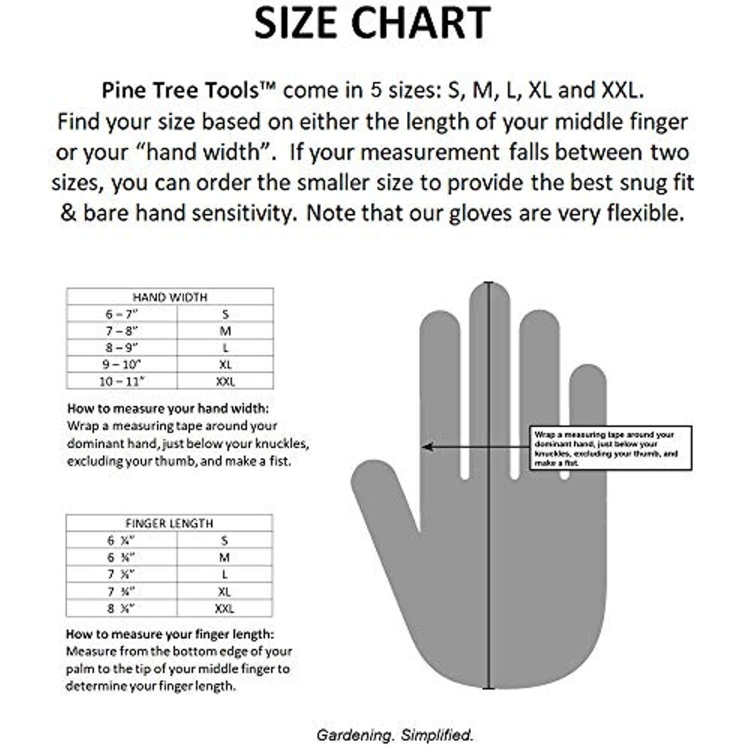 Pine Tree Tools Bamboo Working Gloves for Women and Men. Ultimate Barehand Sensitivity Work Glove for Gardening, Fishing, Clamming, Restoration Work & More. S, M, L, XL, XXL (1 Pack M)
