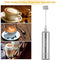 EZILIF Milk Frother Milk Frother Handheld Coffee Frother Battery Operated Foam Maker 3 Stainless Steel Different Size Whisks Coffee Latte Cappuccino Hot Chocolate Drink Mixer