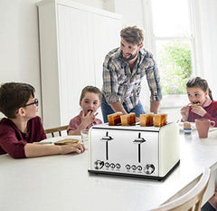 Abosi Toaster 2 Slice Toaster, Extra Wide Slots Stainless Steel Toaster with 7 Bread Browning Settings, REHEAT/DEFROST/CANCEL Function, 750W