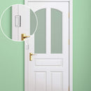 Home Security Door Lock, 2 Pack Upgrade Easy Unlock Childproof Door Reinforcement Lock with 3" Stop Withstand 800 lbs for Inward Swinging Door, Add Extra Lock to Defend Your Home Safe
