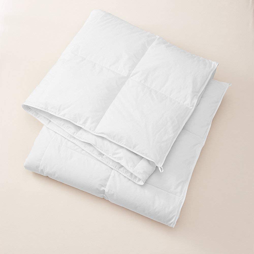 Eddie Bauer Unisex-Adult Signature Medium Down Comforter, White Full Queen Full