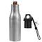 Arcoolor Beer Bottle Insulator, Double Wall Stainless Steel Beer Holder, Keeps Your Beer Colder with With Opener Fit For 12 Oz Bottles For Outdoor, Camping, BBQ, Party