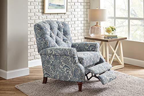 Lane Home Furnishings 6003-11 Zulu Indigo Hi Leg Recliner, Medium
