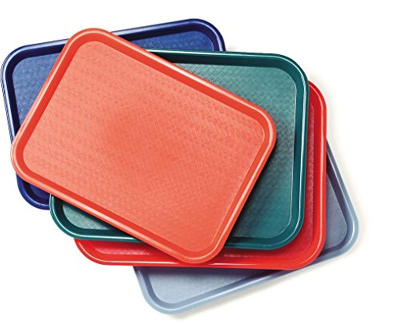 Carlisle CT121615 Café Standard Cafeteria / Fast Food Tray, 12" x 16", Teal