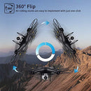 JJRC H68 RC Drone 40MINS Longer Flight Time Quadcopter with 720P Camera FPV Wifi Helicopter with 2 Batteries(20mins + 20mins), Altitude Hold, Headless Mode Remote Control Best Drone (Black)