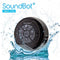SoundBot SB517FM IPX7 Water-Proof Bluetooth Speaker with FM Radio Speaker (Black/Black)