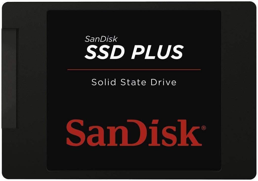 SanDisk SSD PLUS 1TB Internal SSD - SATA III 6 Gb/s, 2.5"/7mm, Up to 535 MB/s - SDSSDA-1T00-G26