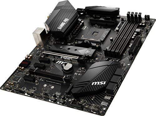 MSI Performance Gaming AMD Ryzen 1st and 2nd Gen AM4 M.2 USB 3 DDR4 HDMI Display Port WiFi Crossfire ATX Motherboard (B450 Gaming PRO Carbon AC)