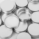 LE CONTE 35 Set 2 Oz Tins Aluminum Tins Cans Screw Top Round Steel tins Cans with Screw Lid Screw Lid Containers