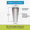 16 oz - Stainless Steel Lowball - Vacuum Insulated Cup With Lid