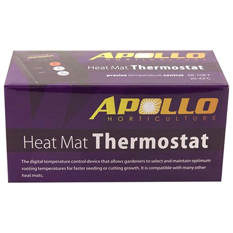 Apollo Horticulture 68-108°F Digital Heat Mat Thermostat Controller