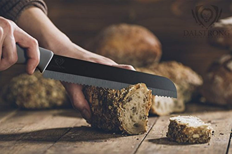 DALSTRONG Bread Knife - Barracuda Blade - Serrated Ceramic - 8